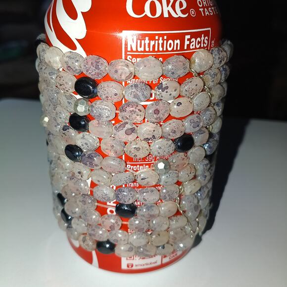 Iris Apfel & Bajalia Gray & Black Stone Beaded Statement Necklace - Picture 2 of 5